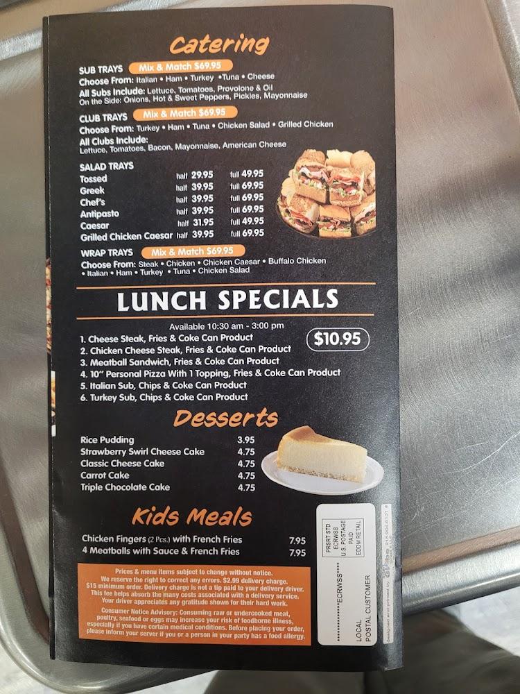 3 D's Pizza Menu image 3